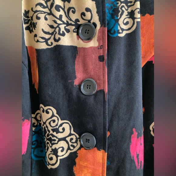 Briggs New York Multicolor Abstract Jacket - Picture 3 of 7